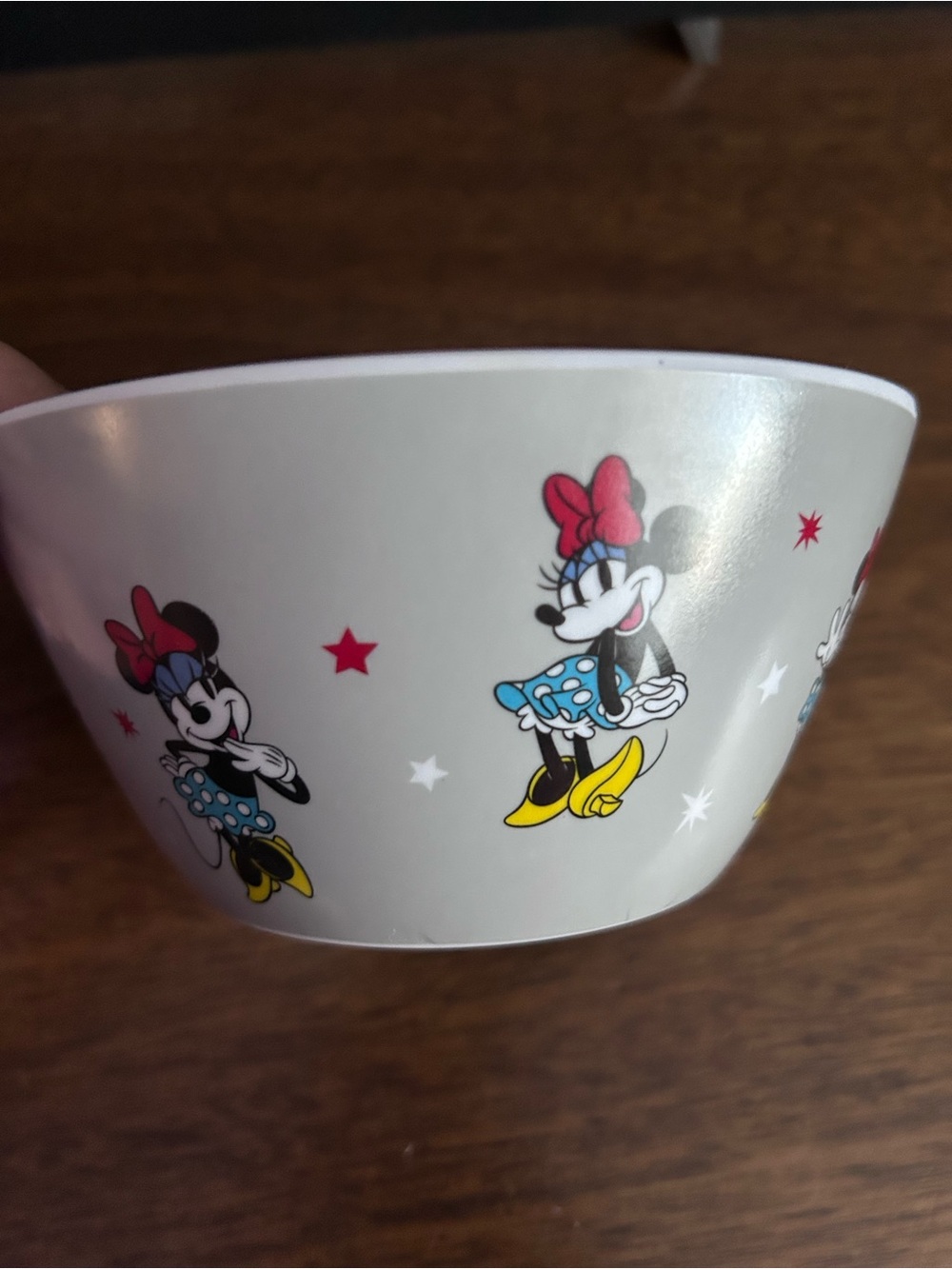 Minnie Mouse Polka Dot Cereal Bowl